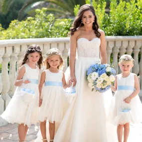 Adelina dress with 5 cm sash