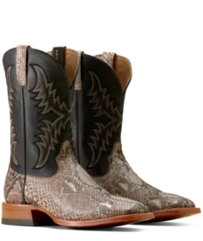 Ariat Men's Dry Gulch Cowboy Boot Tan Python 10047081