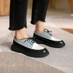 binfenxie  -  Natural Genuine Leather Flats Shoes Women Round Toe Casual Shoes Cross Tied Flats Footwear Female Shoes Spring 2024 New Pumps
