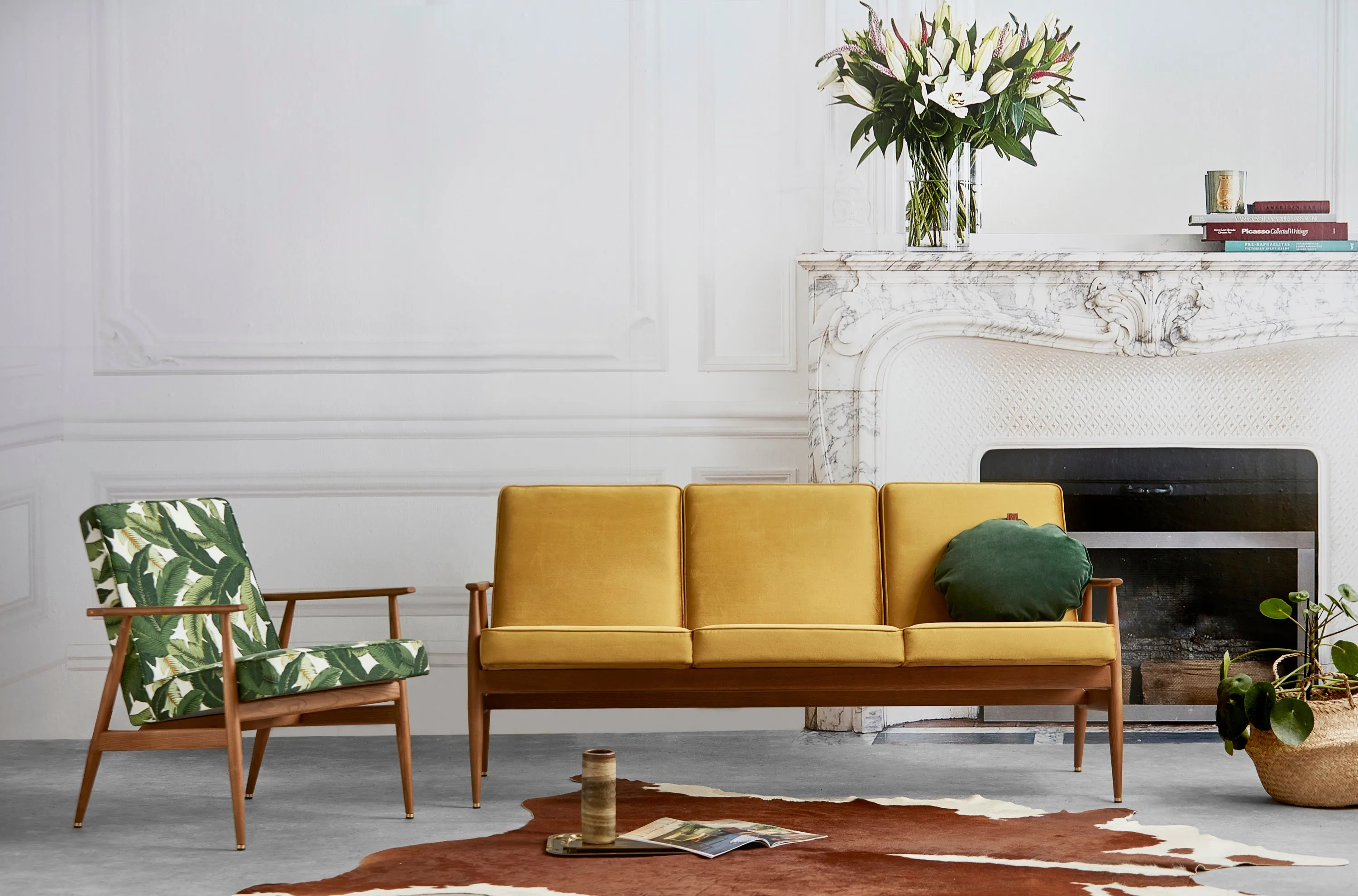 Fox 3 Seater Sofa - Mid Century Design