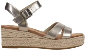 TOMS Womens Audrey Espadrille Athletic Sandals Casual Mid Heel 2-3"