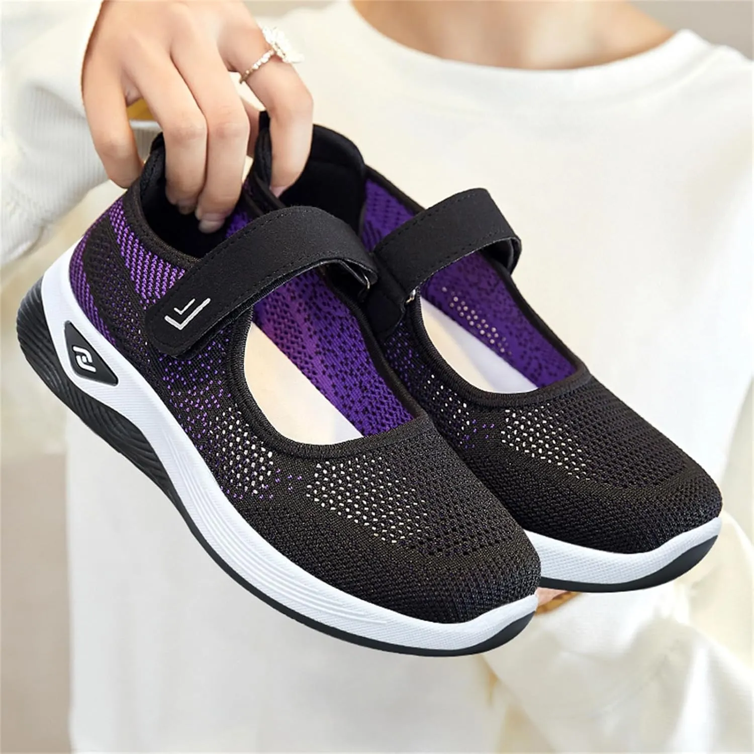 Women's Fashion Sneaker Mesh Slip On Black Non Slip Shoes for Women Comfortable Casual Womens Shoes Women's Leopard Loafers Cheap Sneakers for Women